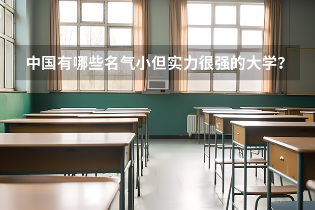 中国有哪些名气小但实力很强的大学？