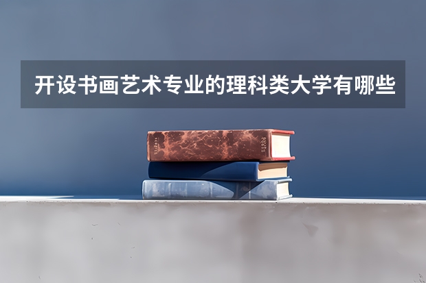 开设书画艺术专业的理科类大学有哪些