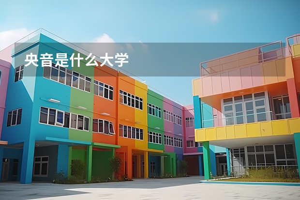 央音是什么大学