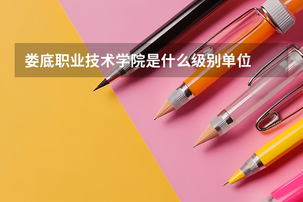 娄底职业技术学院是什么级别单位