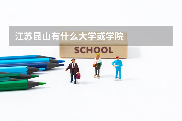 江苏昆山有什么大学或学院