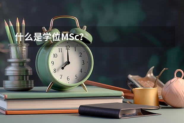 什么是学位MSc？