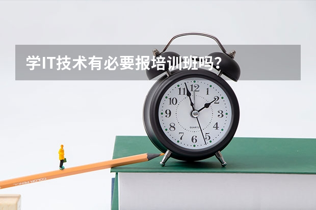 学IT技术有必要报培训班吗？