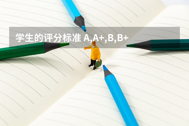 学生的评分标准 A,A+,B,B+,C,C+……分别表示什么?