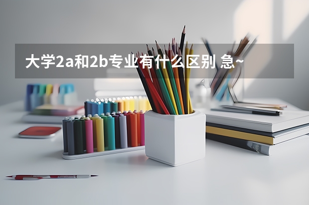 大学2a和2b专业有什么区别 急~~~~~~~~~~~~~关于中北大学的2B