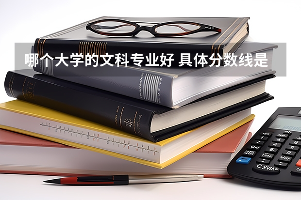 哪个大学的文科专业好 具体分数线是多少 要一本的