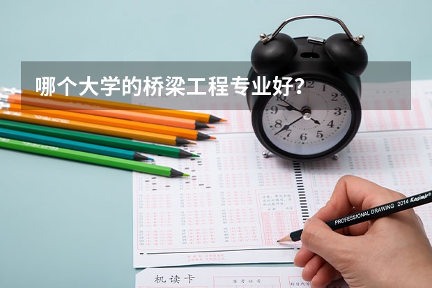 哪个大学的桥梁工程专业好？