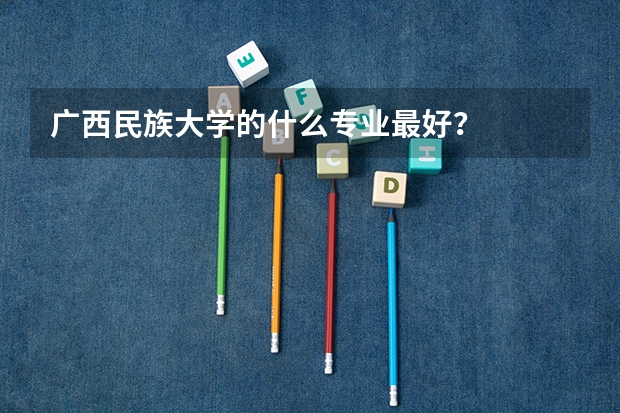 广西民族大学的什么专业最好？