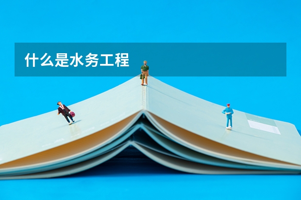什么是水务工程